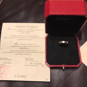 Cartier love ring